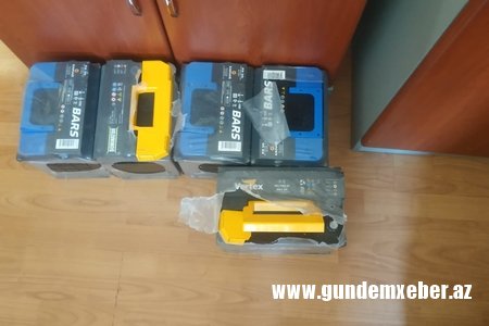 Şəkidə akkumulyator oğruları saxlanılıb