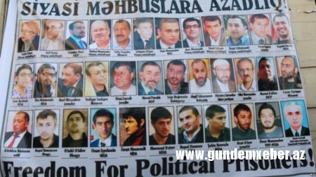 ASMAUİ siyasi məhbusların 135 nəfərdən ibarət yeni siyahısını açıqlayıb