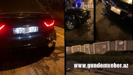 Bakıda avtomobilini qəza yerində qoyub qaçan sürücü ilə bağlı cinayət işi başlayıb - RƏSMİ