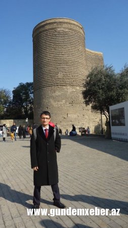 Erməni jurnalistlər Bakıda -Foto