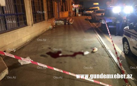Bakıda qadını sevgilisi küçədə öldürdü