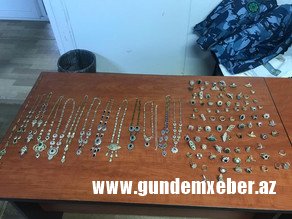 Azərbaycana qanunsuz yolla zərgərlik məmulatlarının keçirilməsinin qarşısı alınıb