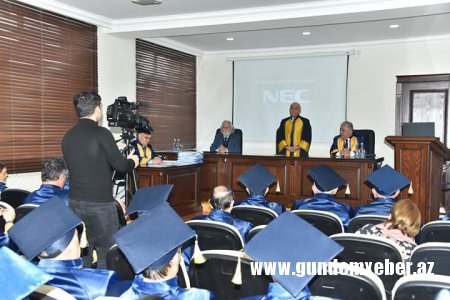 Hacettepe Universitetinin professoruna SDU-nun Fəxri doktoru diplomu təqdim olundu - FOTOLAR