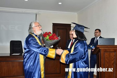 Hacettepe Universitetinin professoruna SDU-nun Fəxri doktoru diplomu təqdim olundu - FOTOLAR