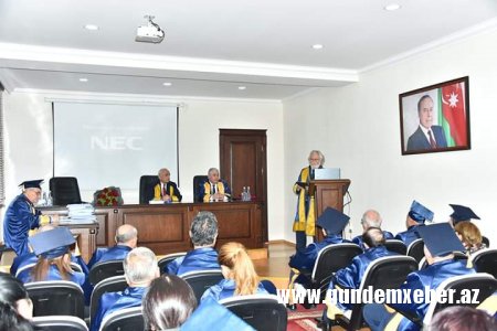 Hacettepe Universitetinin professoruna SDU-nun Fəxri doktoru diplomu təqdim olundu - FOTOLAR