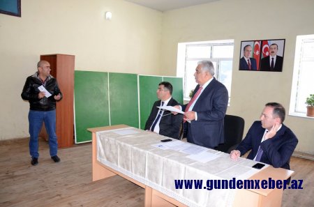 Vətəndaşlar Kəmərqayada qəbul edildi-FOTOLAR  