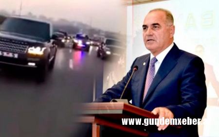 Azərbaycanda icra başçısının oğlunun dəbdəbəli toy karvanı – VİDEO