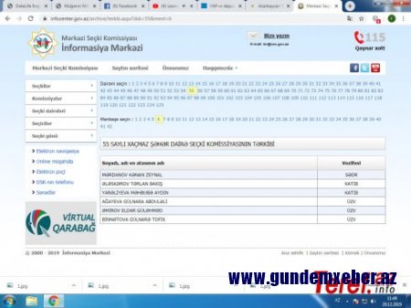 YAP-ın Xaçmazdan namizədi həmdə seçki məntəqəsinin komissiya sədridir