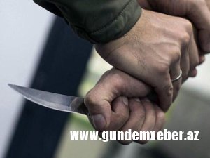 Bakıda iki nəfər bıçaqlandı