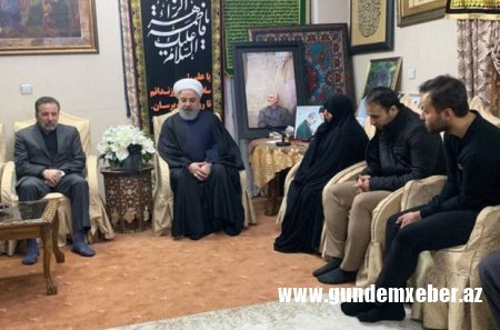 Ruhani Süleymaninin ailəsinə baş çəkdi