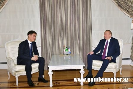 Prezident Qırğızıstan XİN rəhbərini qəbul etdi - YENİLƏNİB