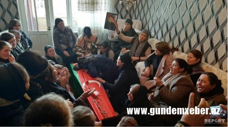 Gəncədə şəhidimizin dəfn mərasimi keçirilir - FOTO - VİDEO - YENİLƏNİR