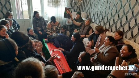 Gəncədə şəhidimizin dəfn mərasimi keçirilir - FOTO - VİDEO - YENİLƏNİR