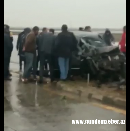Ələt qəsəbəsində ağır qəza baş verdi 2-nəfər öldü — Video