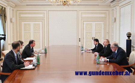İlham Əliyev ABŞ Dövlət katibinin enerji diplomatiyası üzrə müavininin müşavirini qəbul edib