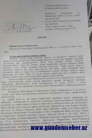 “Həyat yoldaşım son nəfəsində dedi ki, çalışın qardaşımdan uzaq durun”- ŞİKAYƏT