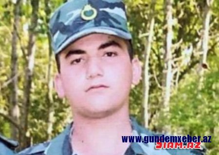 Həlak olan əsgər Bərdədəki Şəhidlər xiyabanında dəfn olunacaq