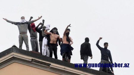 İtaliyada məhbuslar koronavirusa görə üsyan qaldırdı