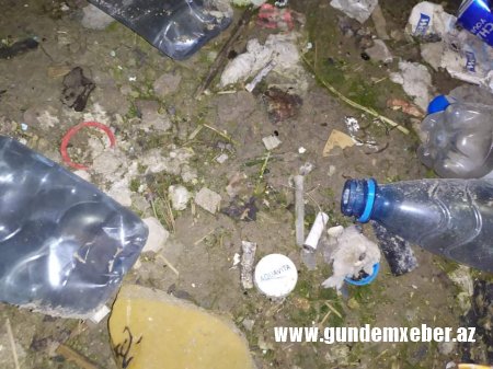 Şəhid adına olan küçədə əxlaqsızlıq tüğyan edir-FOTOLAR