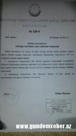 Oqtay Əsədov məhkəməyə verildi - Fikrət Məmmədova müraciət + Detallar