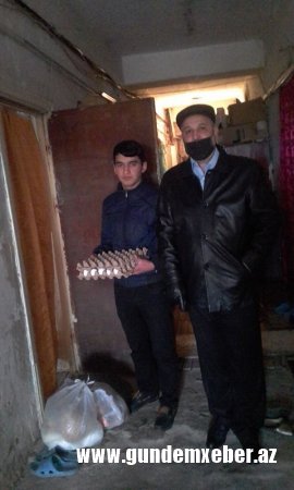 Bu gün Ümid Partiyası onlarla ailəyə yardım etdi