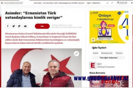 Türkiyə ərazisində “Qərbi Ermənistan” dövləti quruldu, Azərbaycandan da vətəndaşlıq üçün müraciət edənlər var – ŞOK İDDİALAR