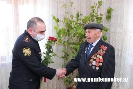 9 May Qələbə Günü ərəfəsində  daxili işlər orqanlarında xidmət etmiş Böyük Vətən müharibəsi iştirakçıları ilə görüş keçirilib