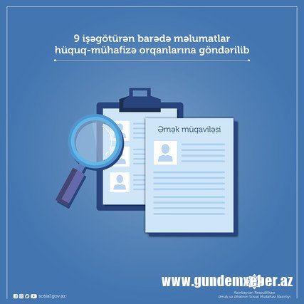 9 işəgötürən barədə hüquq-mühafizə orqanlarına müraciət edilib