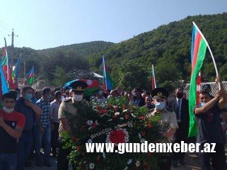 Şəhid Xəyyam Daşdəmirov İsmayıllıda dəfn edilib -FOTO