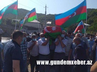 Şəhid Xəyyam Daşdəmirov İsmayıllıda dəfn edilib -FOTO