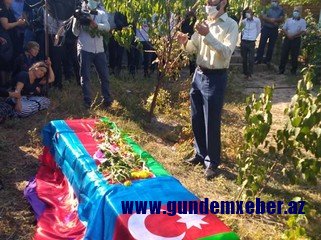 Şəhid Xəyyam Daşdəmirov İsmayıllıda dəfn edilib -FOTO