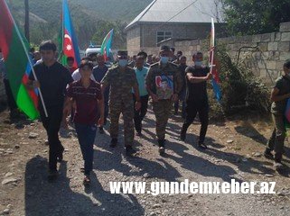 Şəhid Xəyyam Daşdəmirov İsmayıllıda dəfn edilib -FOTO