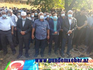 Şəhid Xəyyam Daşdəmirov İsmayıllıda dəfn edilib -FOTO