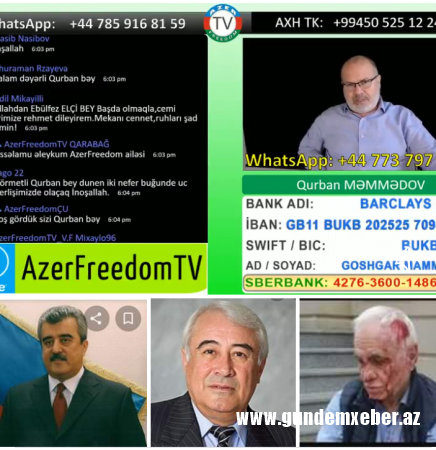 Gecikmiş etiraf və Rəhim Qazıyevin növbəti AĞ YALANI!