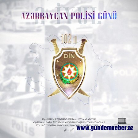 Prezidentin səhifəsində Polis Günü ilə bağlı paylaşım