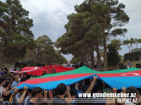 Şəhid general və polkovnik dəfn olundu - FOTOLAR