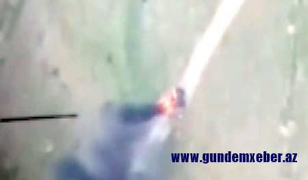 Düşmənin hərbi nəqliyyat vasitəsi bölmələrimizin sərrast atışı ilə məhv edilib - VİDEO