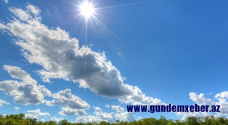 Bazar gününün hava proqnozu açıqlandı