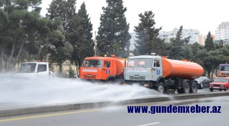 Bakıda növbəti dezinfeksiya işləri aparılacaq
