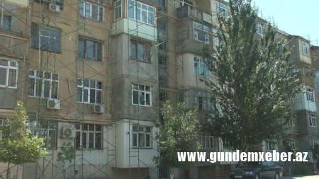 Şəhid general Polad Həşimovun yaşadığı bina təmir olunur