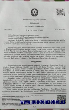 Bakı İnzibati Məhkəməsindən ağlasığmaz qərar - FOTO/FAKT