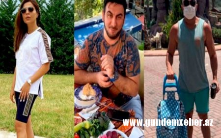 "Evdə qal" - deyərək xalqa ağıl öyrədənlər indi rəngli bikinidə Antalyadan poz verirlər