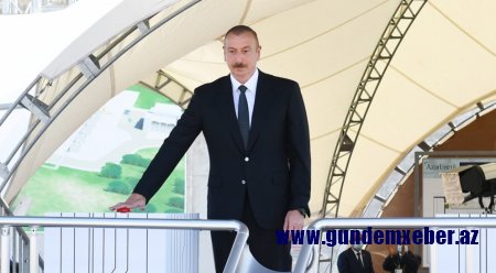 Prezident “Qobu” elektrik yarımstansiyasının tikintisi ilə tanış olub