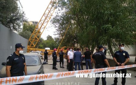 Aşan kranın məxsus olduğu şirkətin adı açıqlandı