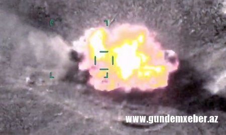 Düşmənin daha bir tankı məhv edildi - RƏSMİ