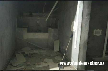 Düşmən Goranboyda polis şöbəsi və məktəbi atəşə tutdu: Dağıntılar var - RƏSMİ