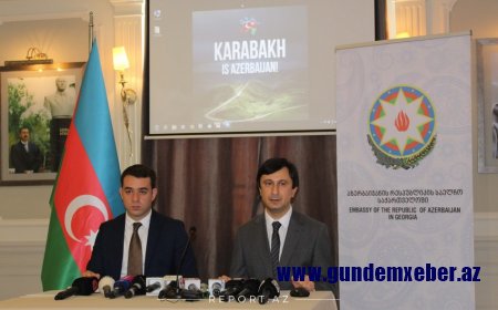 Gürcüstan ictimaiyyəti Ermənistanın müharibə cinayətləri barədə məlumatlandırılıb
