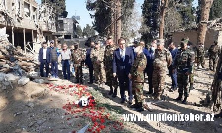 Kəmaləddin Heydərov Gəncəyə getdi - Foto