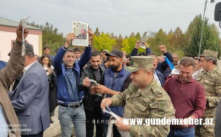 Xocavənd sakinləri Qələbə sevincini yaşayır
