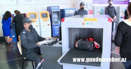 Bakı metrosunda karantin qaydalarına  əməl etməyən şəxslərə qarşı reyd keçirilib